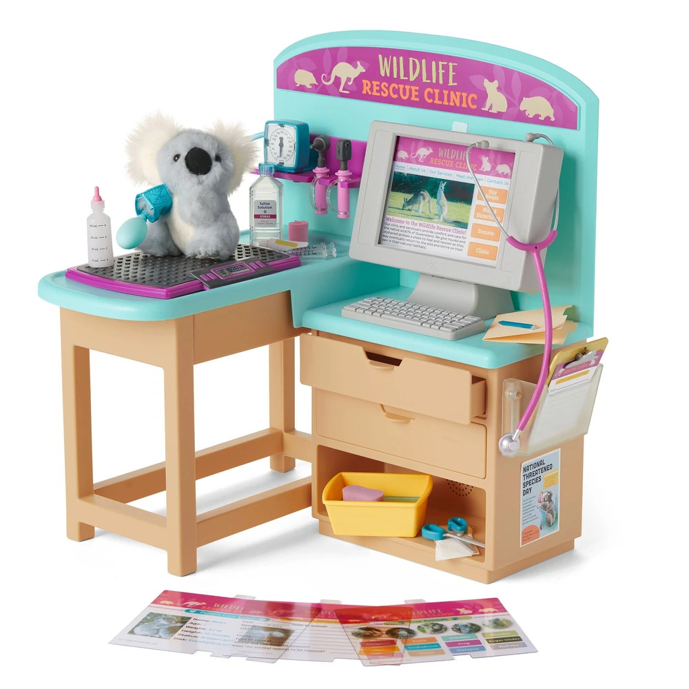 American Girl Kira Bailey’s Animal Exam Table for 18 inch Dolls New in Box
