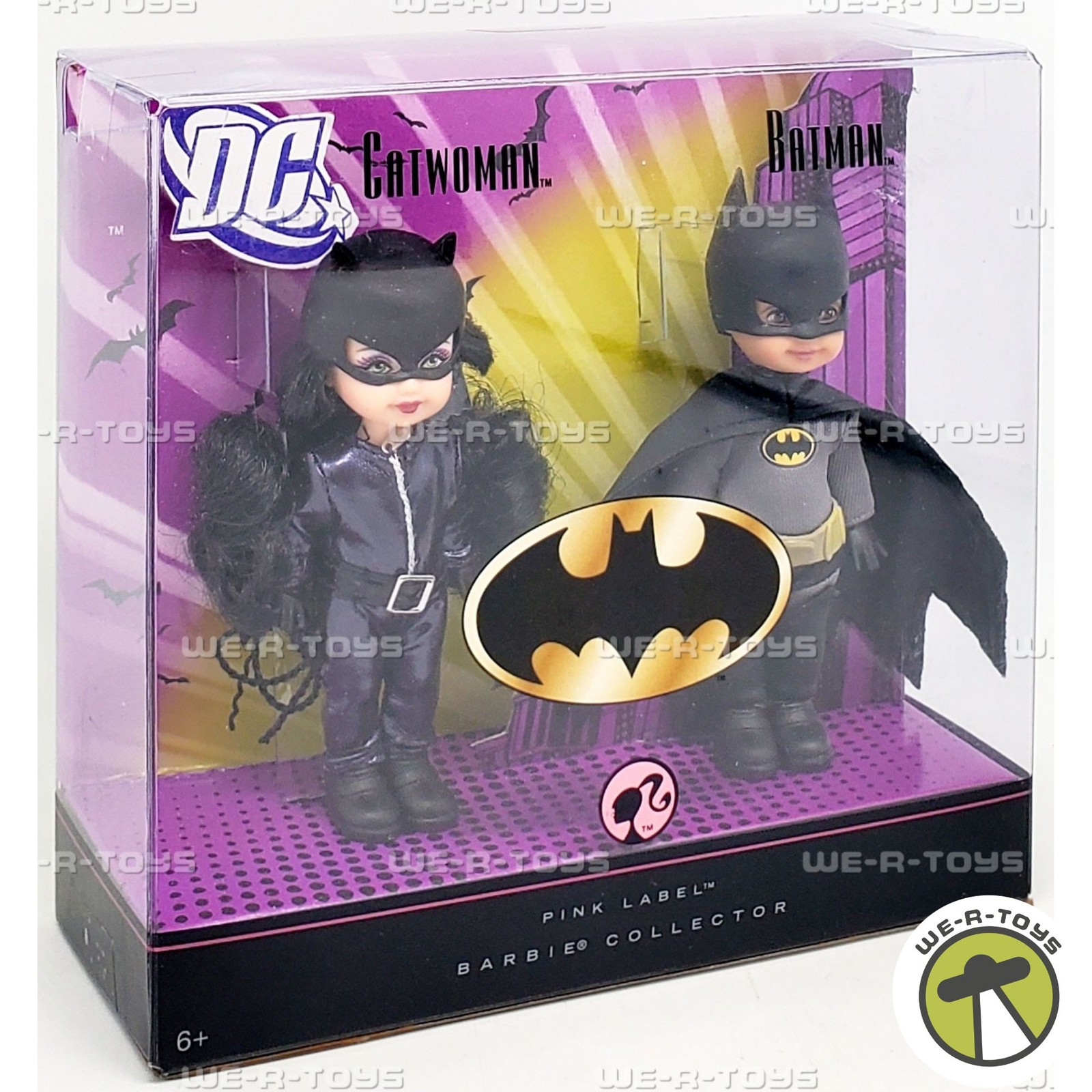 Barbie Kelly and Tommy as Catwoman and Batman Doll Gift Set 2008 Mattel N2689