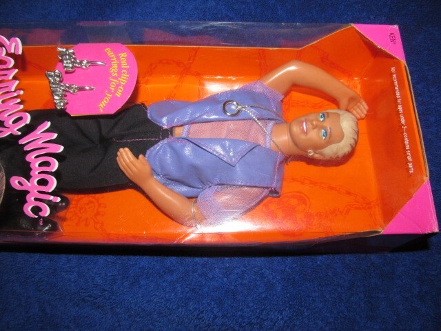 1992 Earring Magic “Gay” Ken Doll -featured in the Barbie Movie NRFB #2290