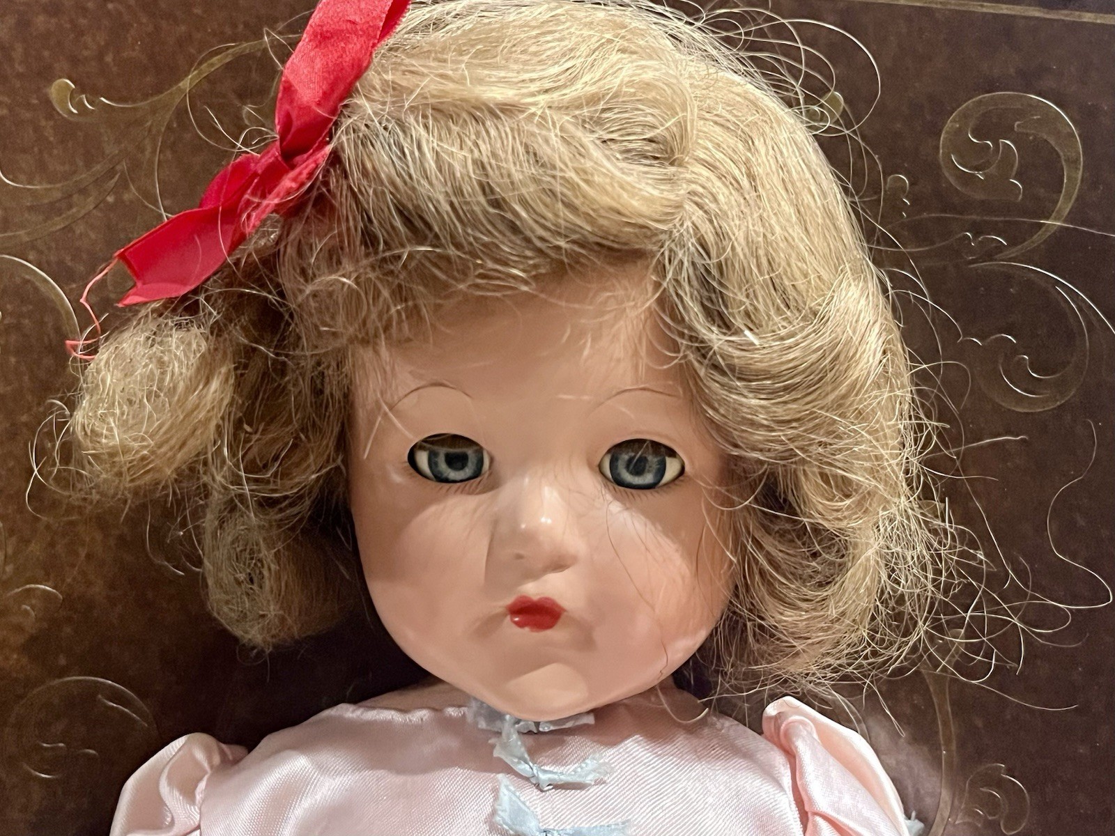 Effanbee Anne Shirley 1940’s Vintage Antique 21” Doll Sleep Eyes Collectible