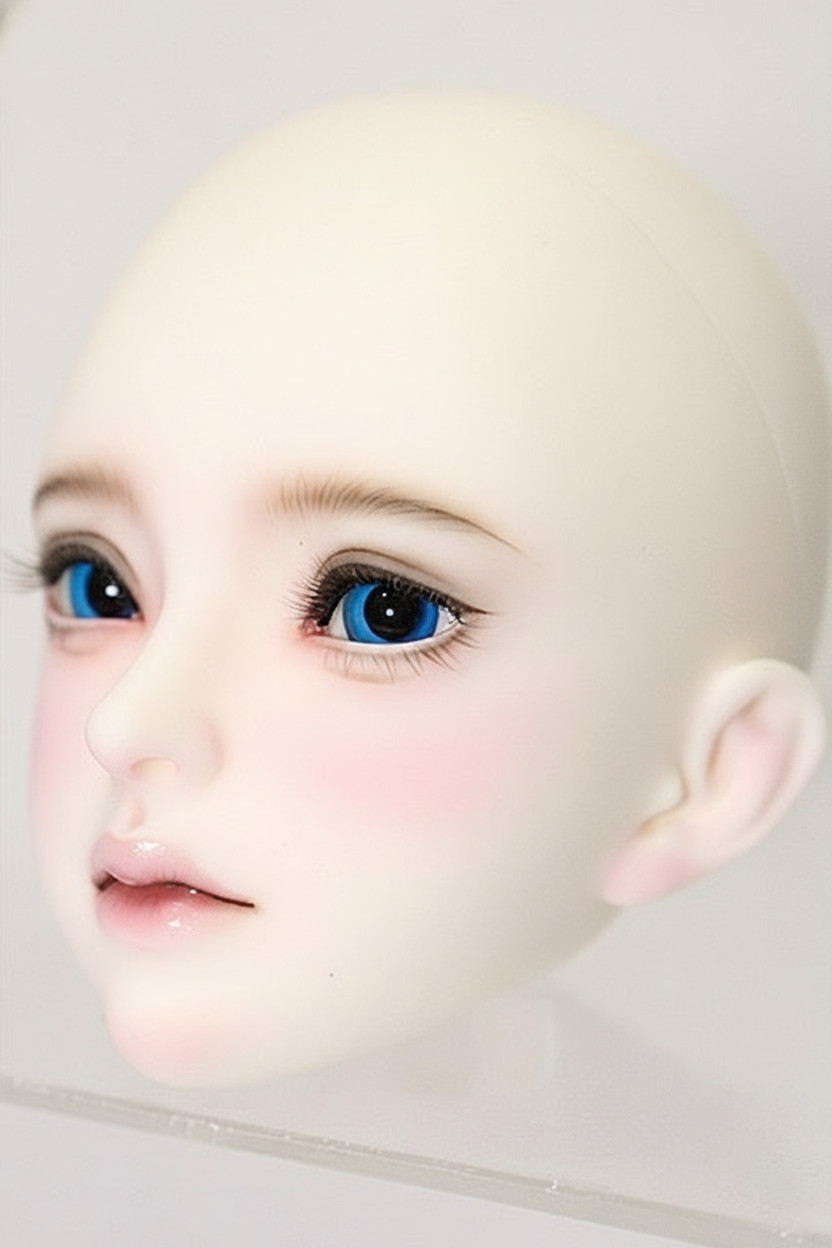UNIVERSAL DOLL T203 BJD Head with Makeup 2 Pairs Eyes Box Certificate JPN