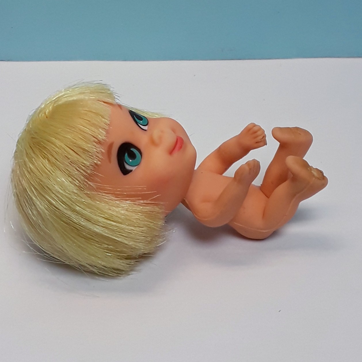 Vintage Mattel Liddle Kiddles WINDY FLIDDLE Doll, Jumpsuit, Helmet, Airplane