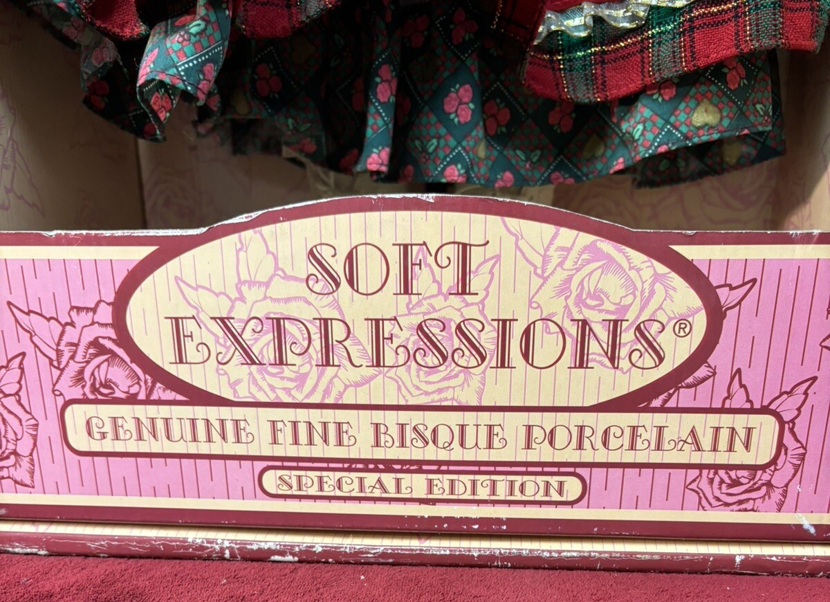 Vintage & Rare Special Edition Soft Expressions Genuine Fine Porcelain Bisque