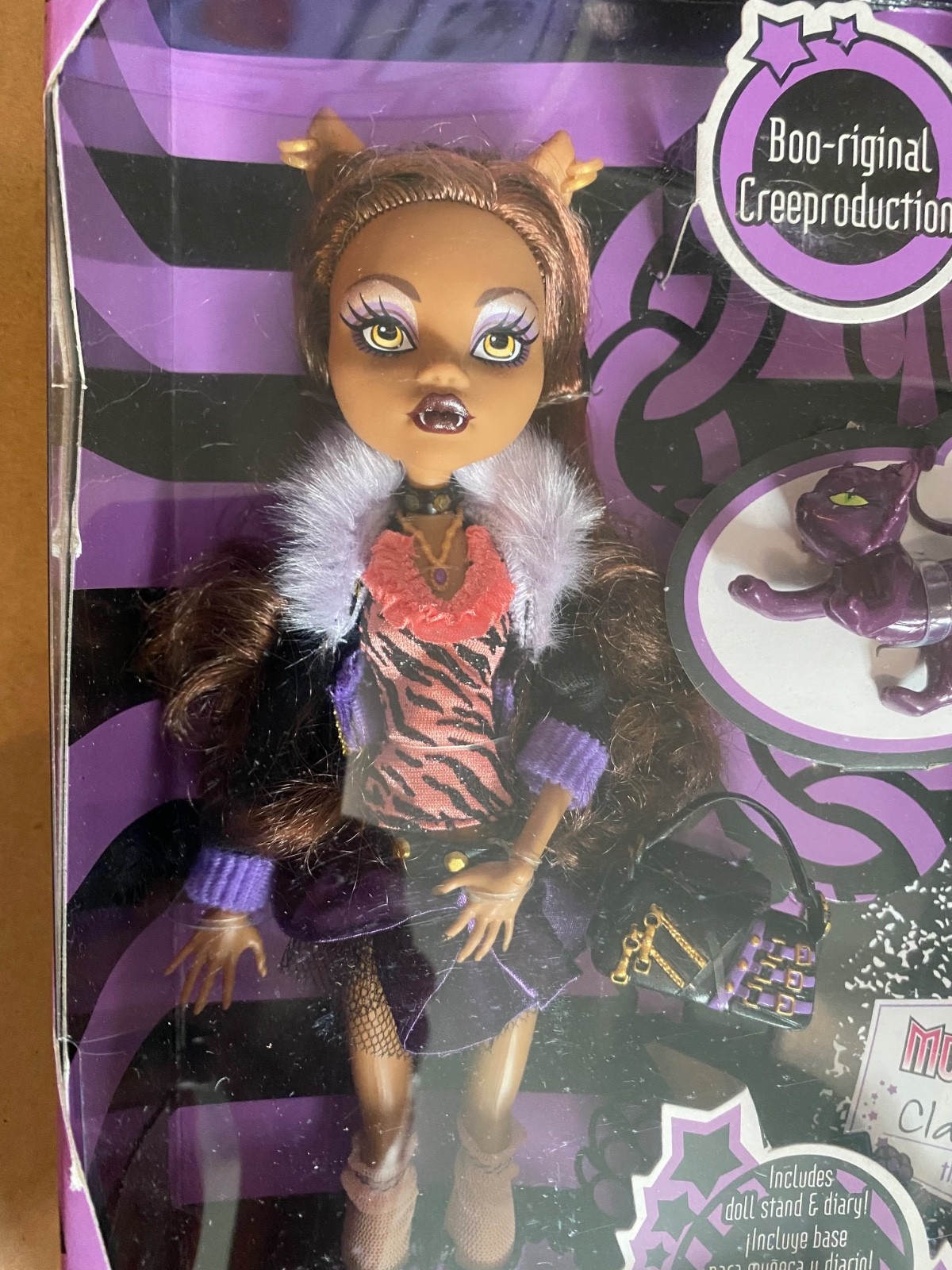Monster High Clawdeen Wolf Creeproduction Boo-riginal Reproduction Doll NEW