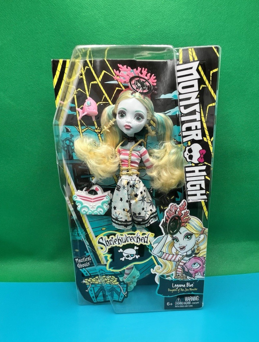 Monster High Shriekwrecked Nautical Ghouls Lagoona Blue NIB 2016 Mattel – Dmg