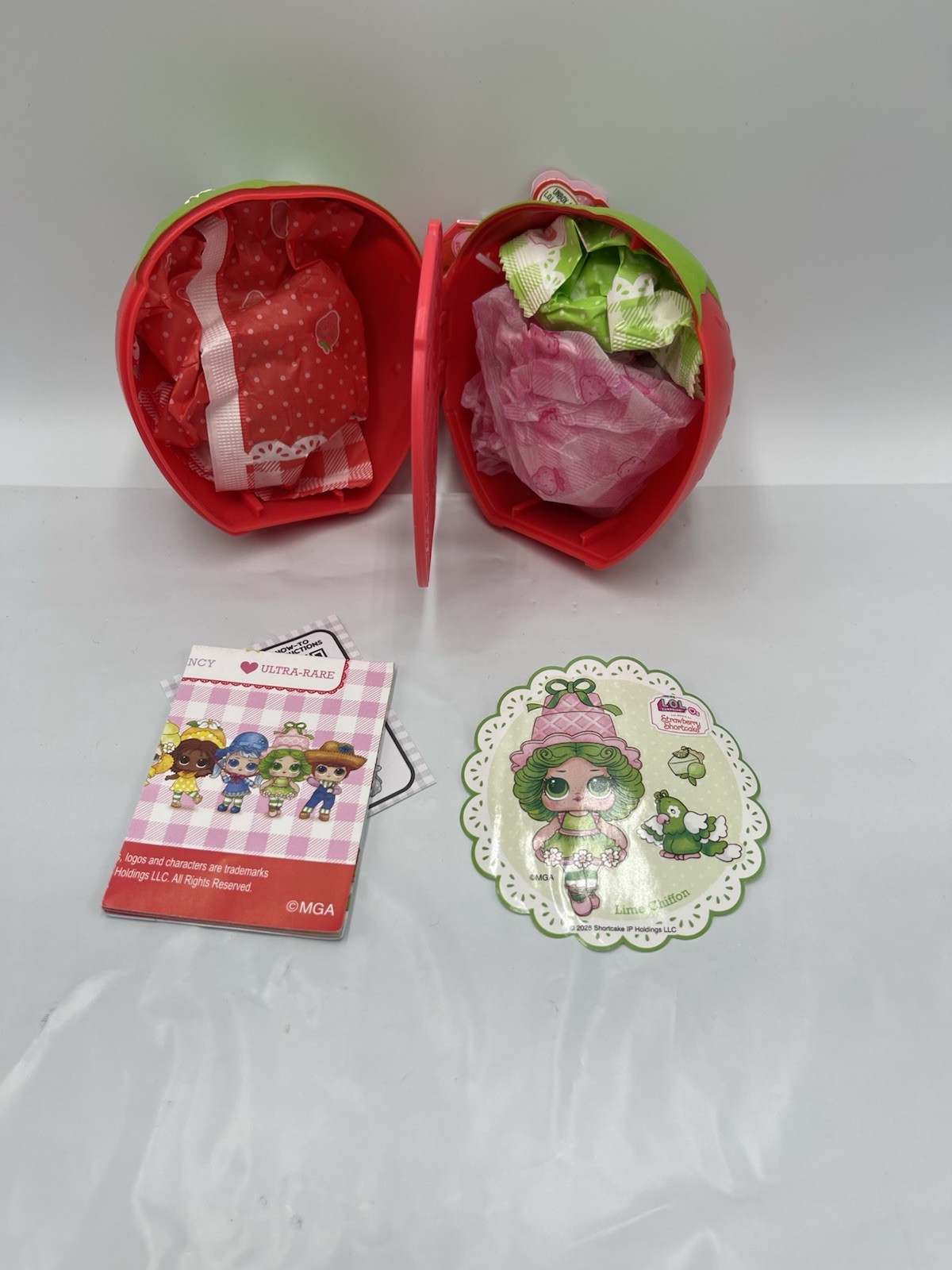 LOL Surprise Loves Strawberry Shortcake Tots LIME CHIFFON Scented Dolls House