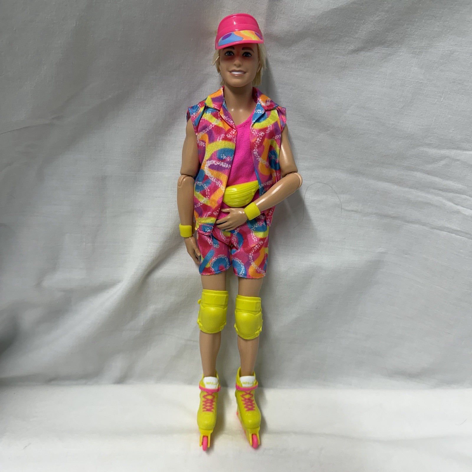 Barbie The Movie Ryan Gosling Ken Doll Inline Roller Skating Outfit Colorful