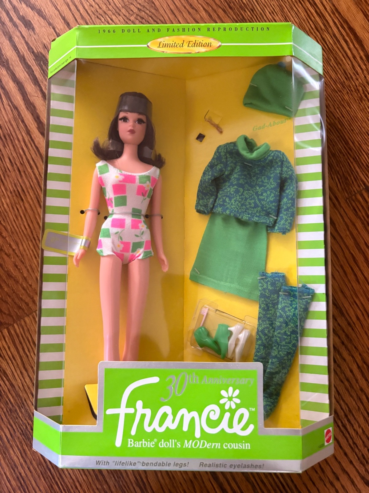 Mint Vintage Mattel Francie 30th Anniversary Barbie Doll’s MODern Cousin Vintage