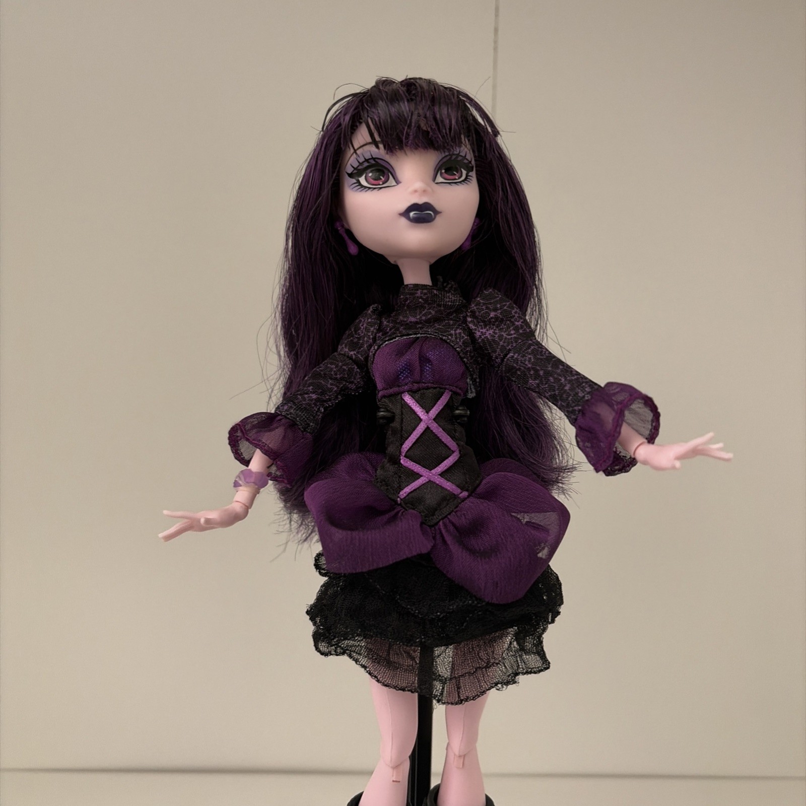Monster High Frights Camera Action Elissabat Doll EUC