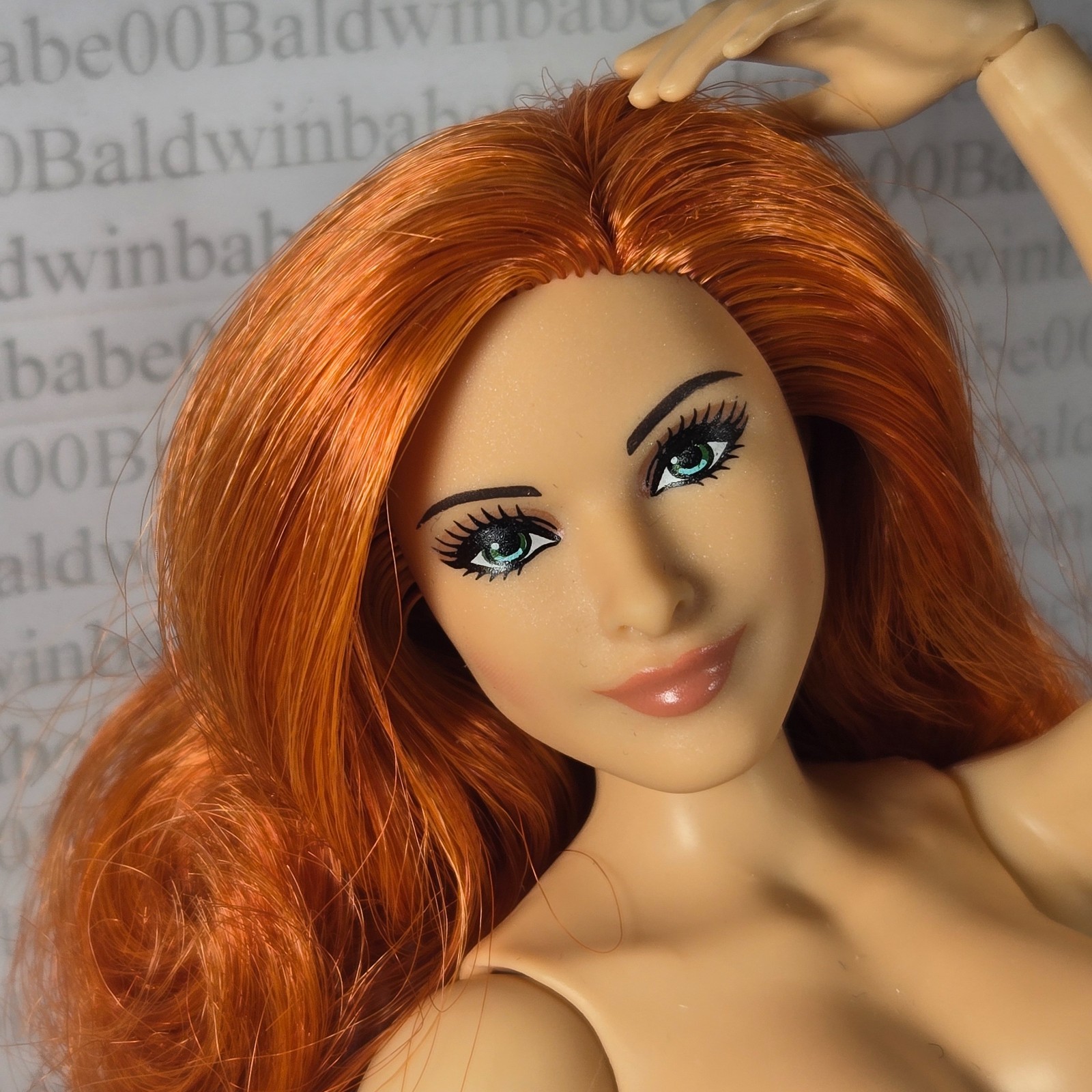 C74 ~ WWE BECKY LYNCH SUPERSTARS DIVA NUDE ARTICULATED ACTION FIGURE DOLL 4 OOAK