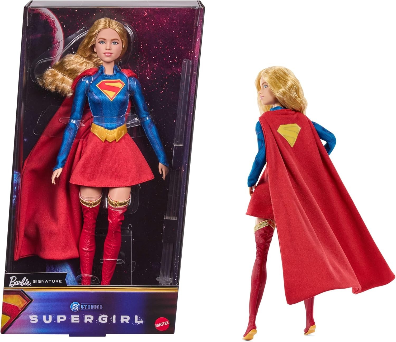 Mattel Barbie Signature DC Studios Supergirl (2026 Movie) Fashion Doll In Hand