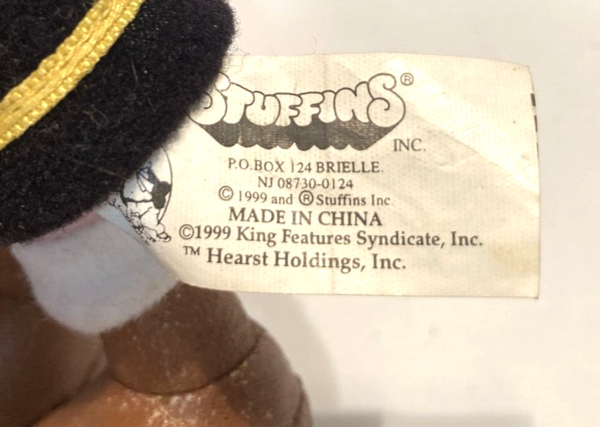 Vintage 1999 Stuffins King Features Olive Oyl Plush – 9 inches