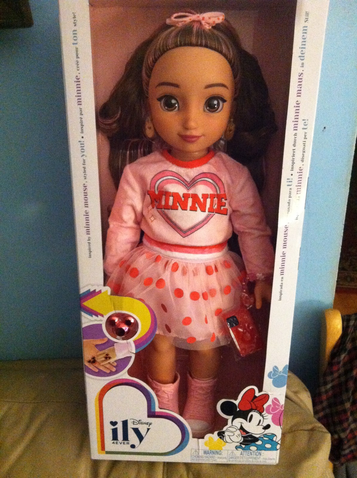 RARE Disney ILY 4EVER Inspired Minnie Mouse 18″ Doll Pink SHIP any country