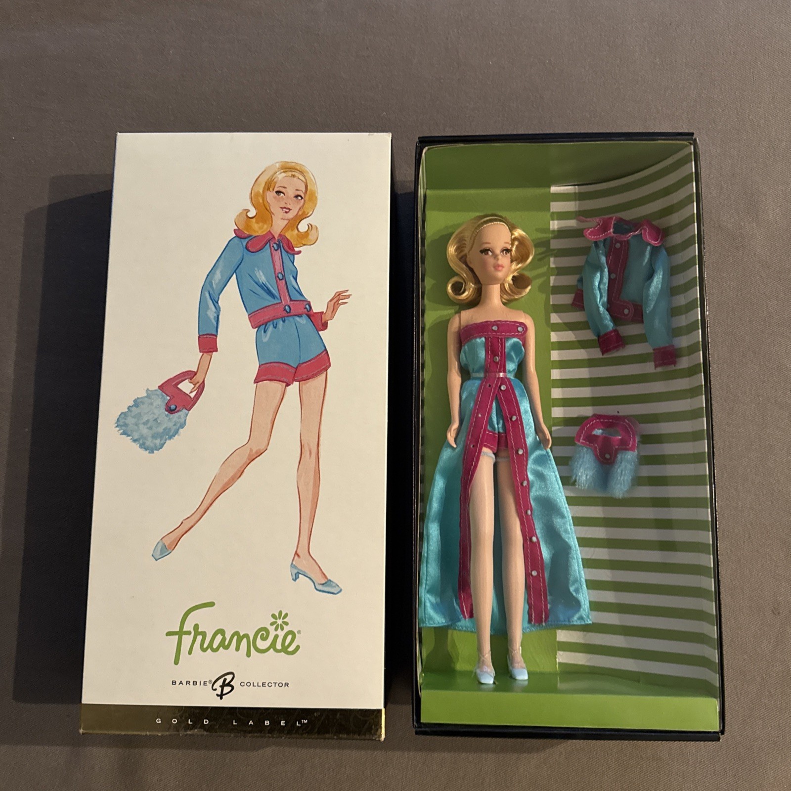 Mattel Barbie Collector Francie Doll Gold Label 12in MPN G8049-9993