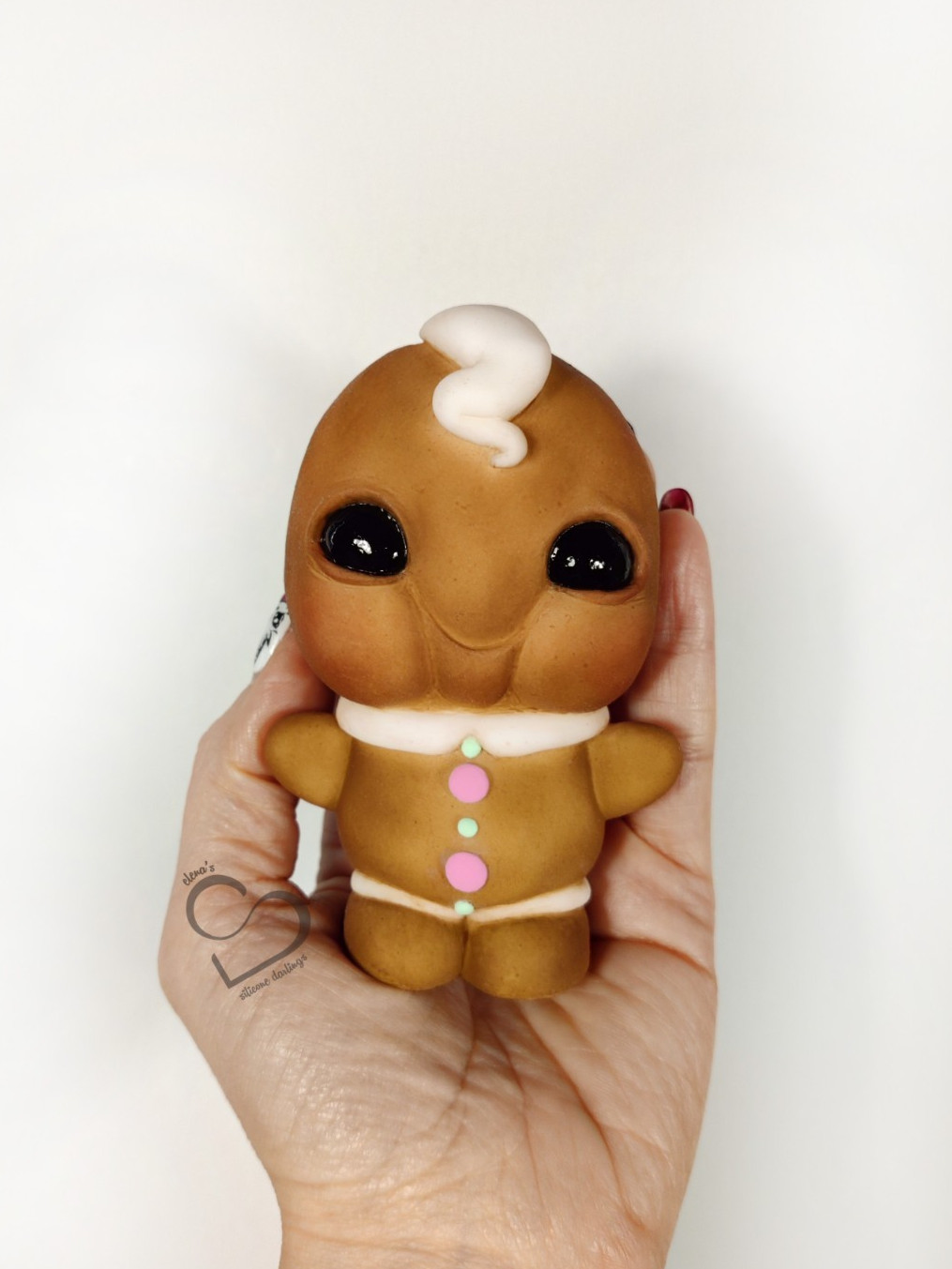 Silicone gingerbread Baby Ginger – Soft and Squishy
