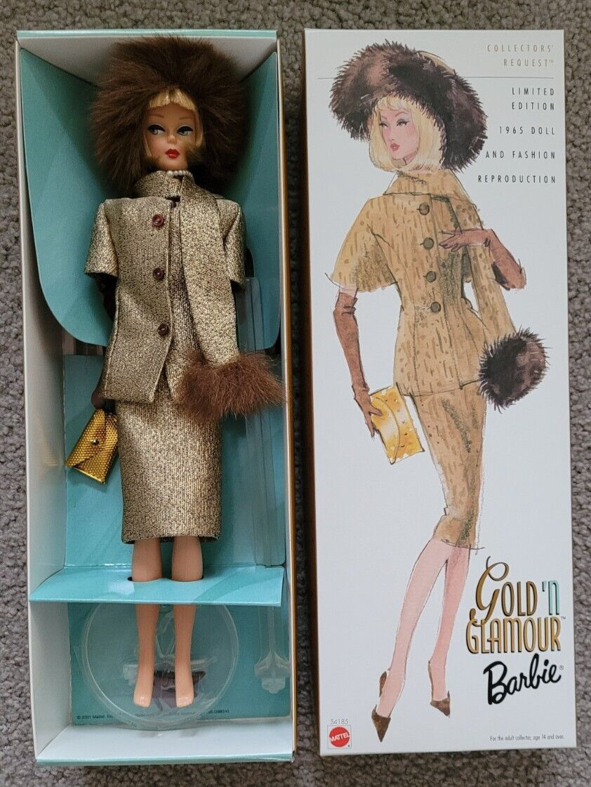 Gold N’ Glamour Collectors Request Reproduction Barbie 2002 – NRFB