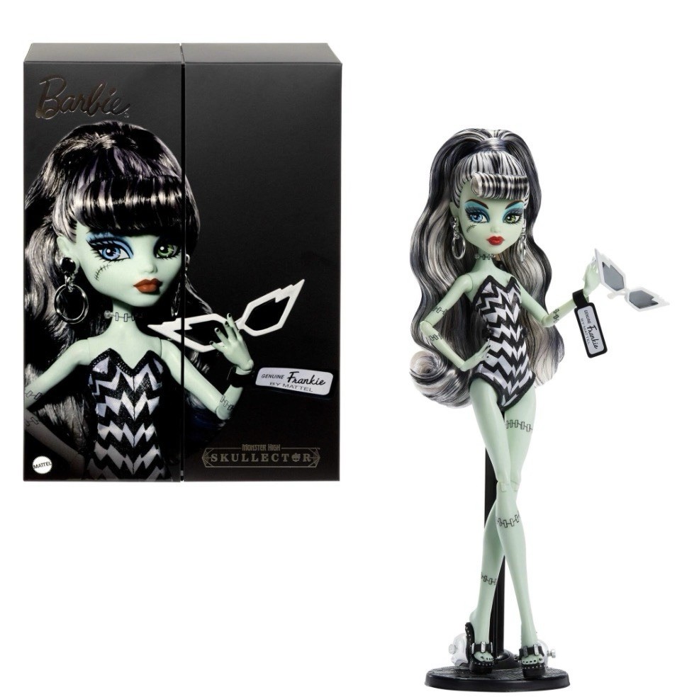 Monster High ⚡️Barbie Frankie Stein⚡️ 80th Anniversary ~ BNIB/NRFB