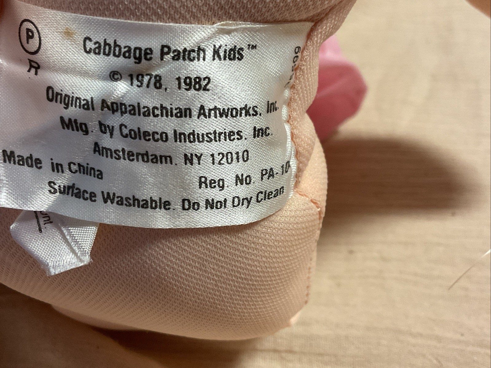 Caucasion Vintage 1982 Cabbage Patch Kids Doll Blonde Hair