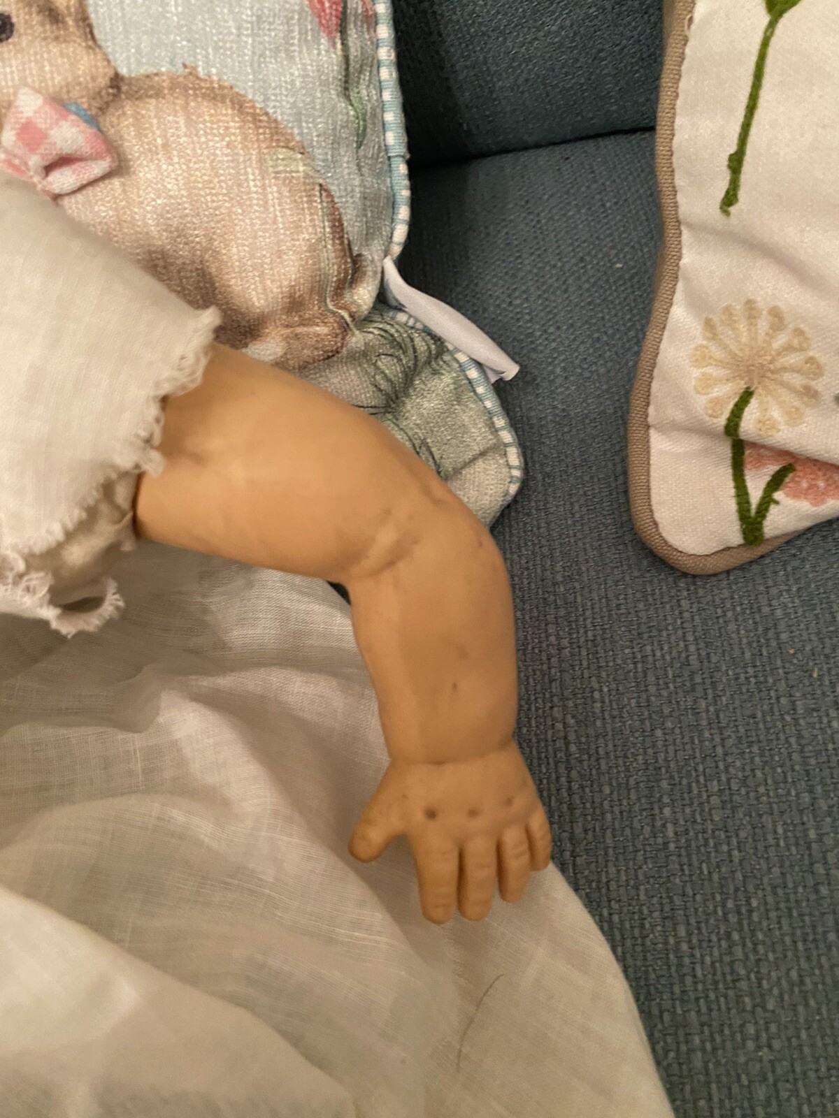 Ideal Hard Plastic Doll “Talking Tot” 22” Baby Doll 1950 Shilling Co HTF