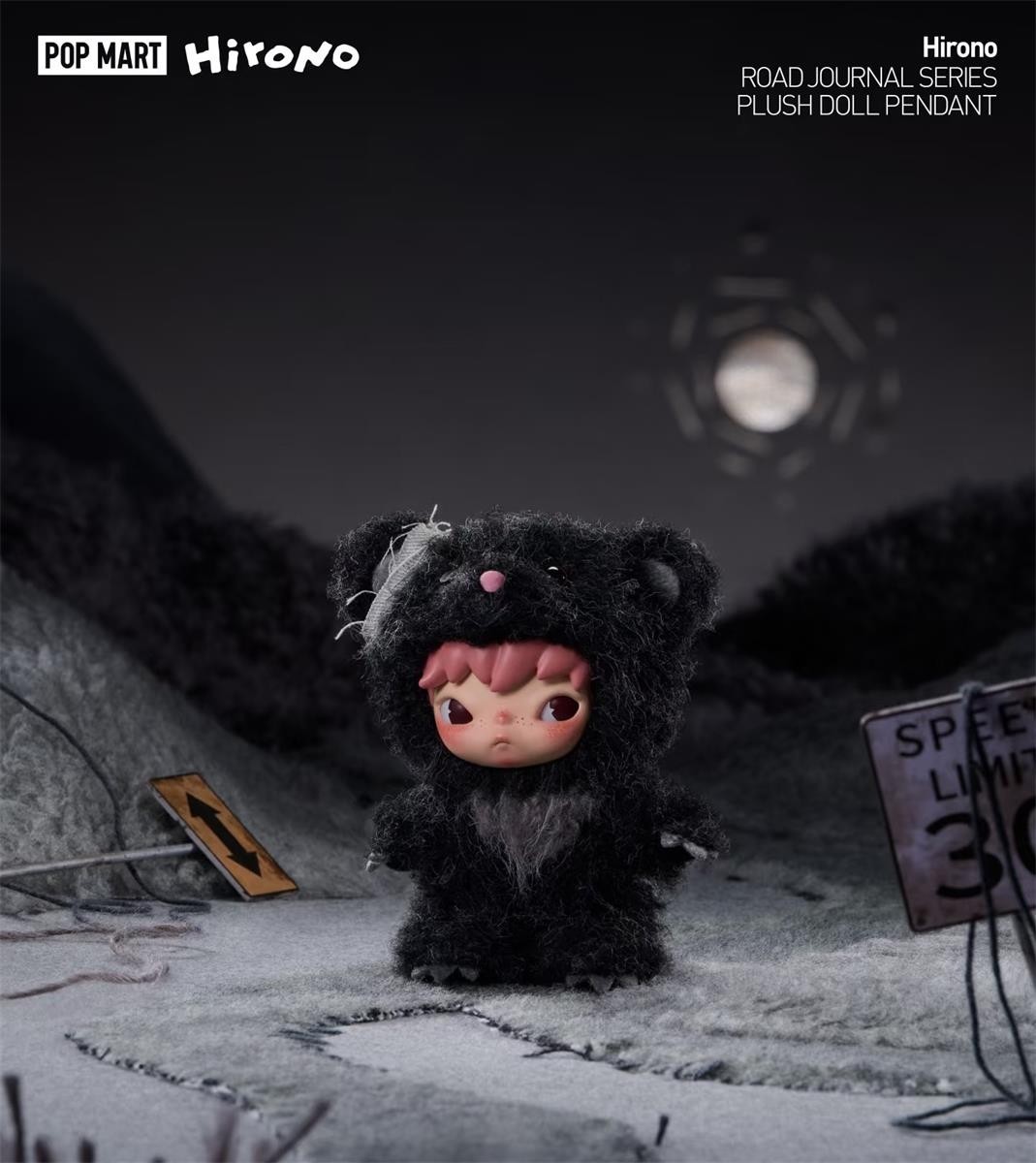 Authentic POP MART Hirono Road Journal Series Blind Box Plush Doll Gift Toys Hot