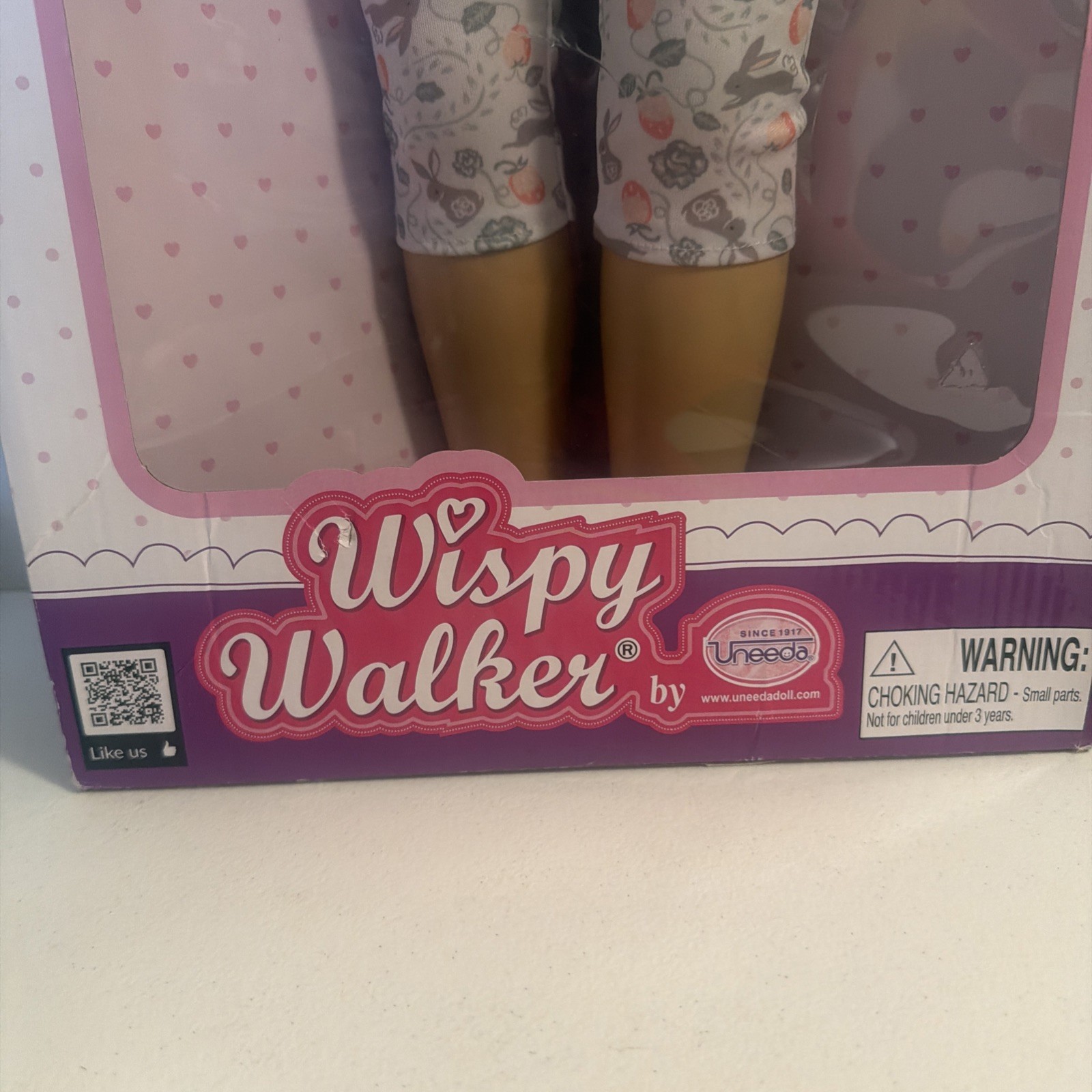Uneeda Wispy Walker 32″ Life-Size Walking Doll reddish brown Hair Brown Eyes NIB