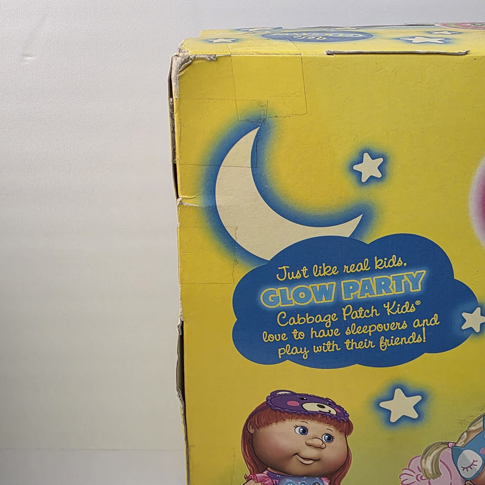 Cabbage Patch Kids 2014 JAKKS Pacific Glow Party, Sleepy Time, DAMAGED BOX