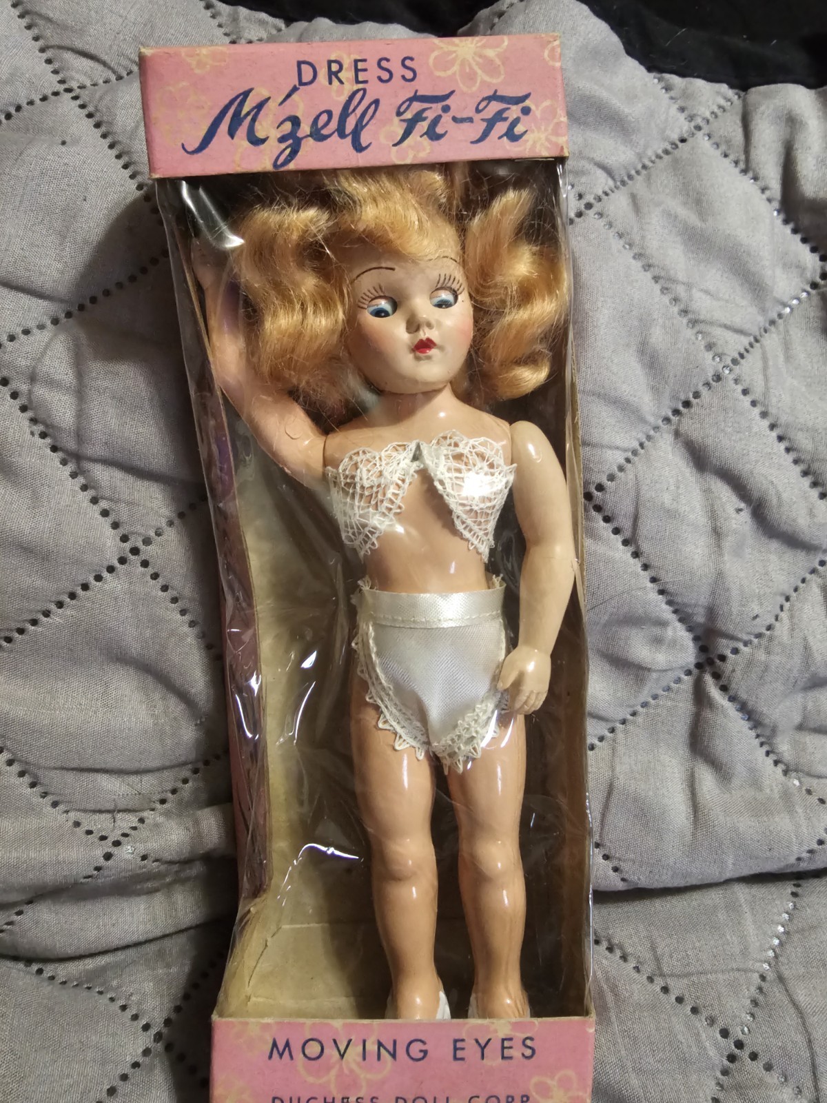 Duchess Doll Corp Mam’zell Fi – Fi Lingerie Bra Panties Vintage 1950 Doll In Box