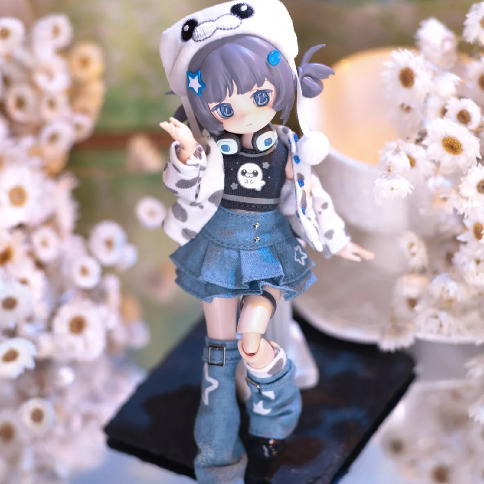 CALEMBOU BJD Blind Box, Electronic Cute Pet Series 20cm Ball Jointed Doll, Cute
