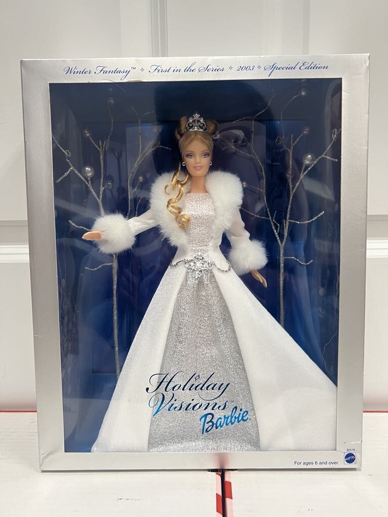 Barbie 2003 Holiday Visions Winter Fantasy Doll #2519 New – See Description