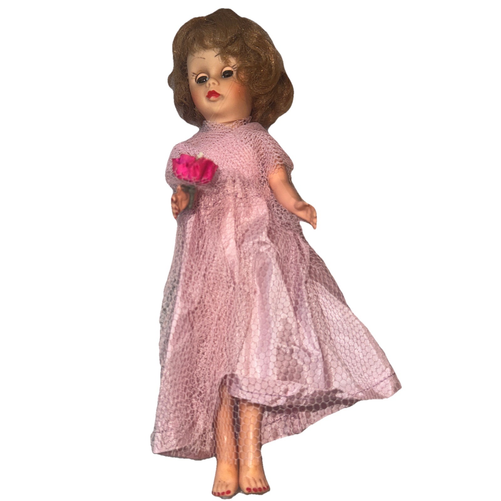 Vtg 1950 1960 10in Doll