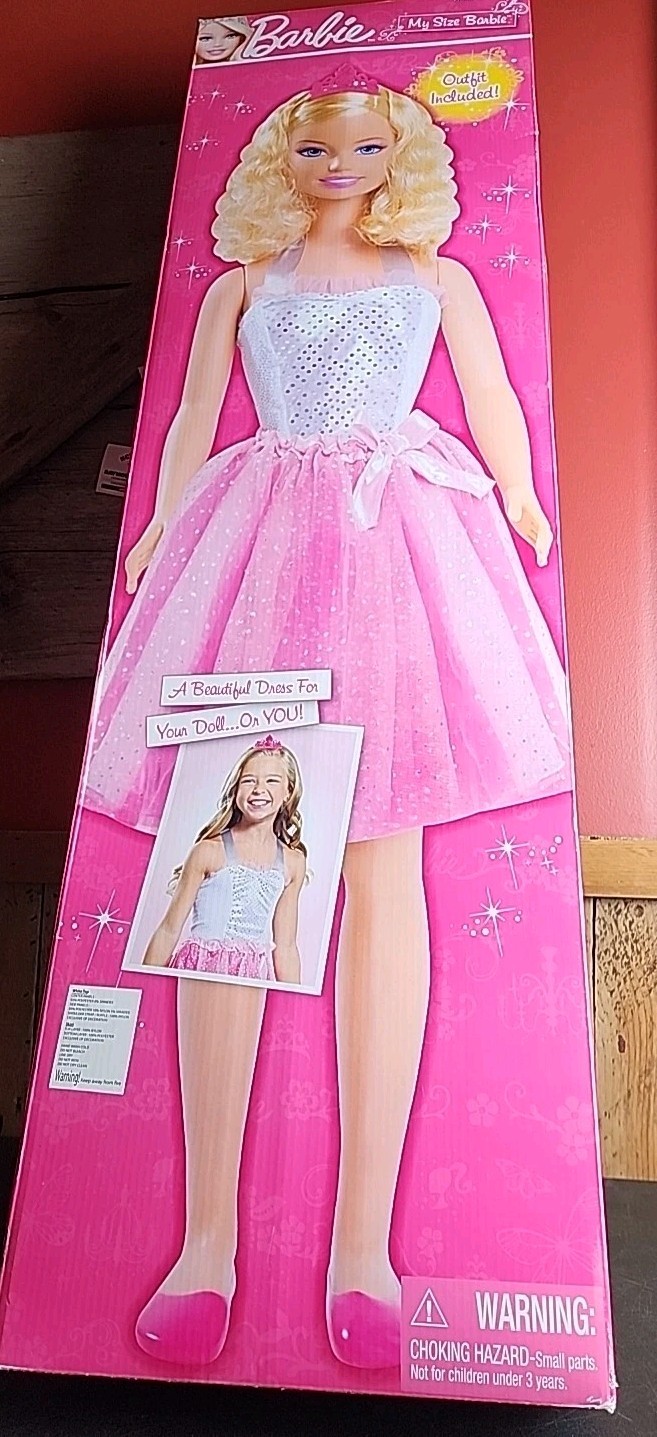My Size Barbie Blonde Life Size 3 Feet Doll 2012 Mattel