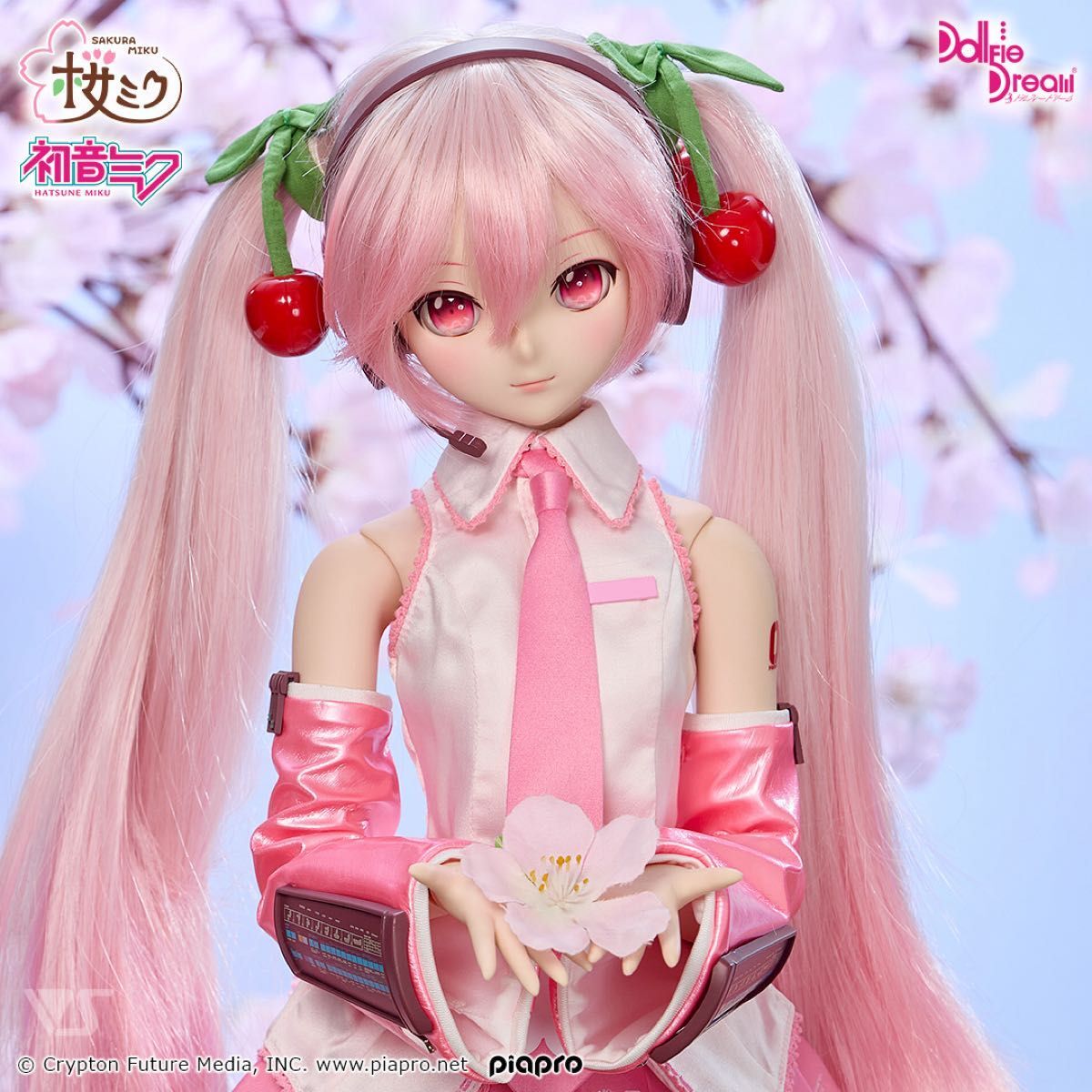Volks DD Dollfie Dream Sakura Miku 2.0 Hatsune Cherry Dolpa BJD Vocaloid Doll