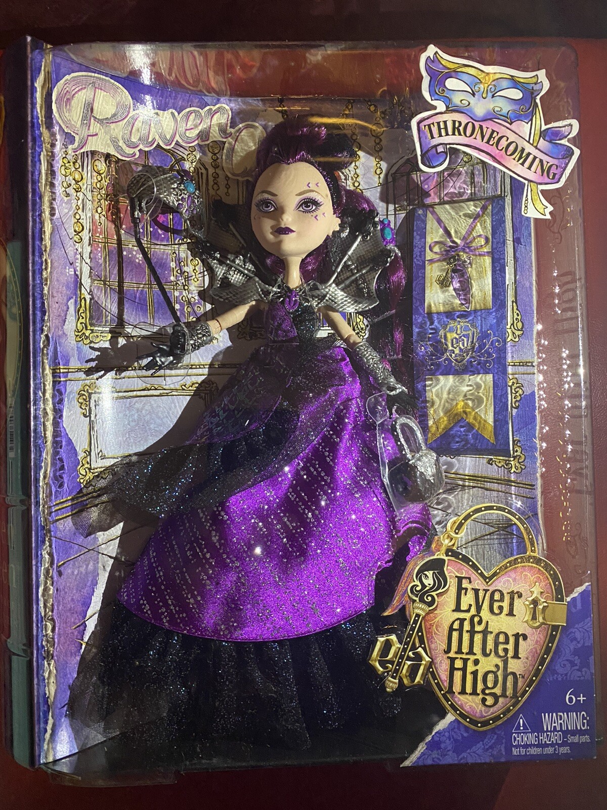 Ever After High “Thronecoming” Series ~ RAVEN QUEEN DOLL ~ MATTEL