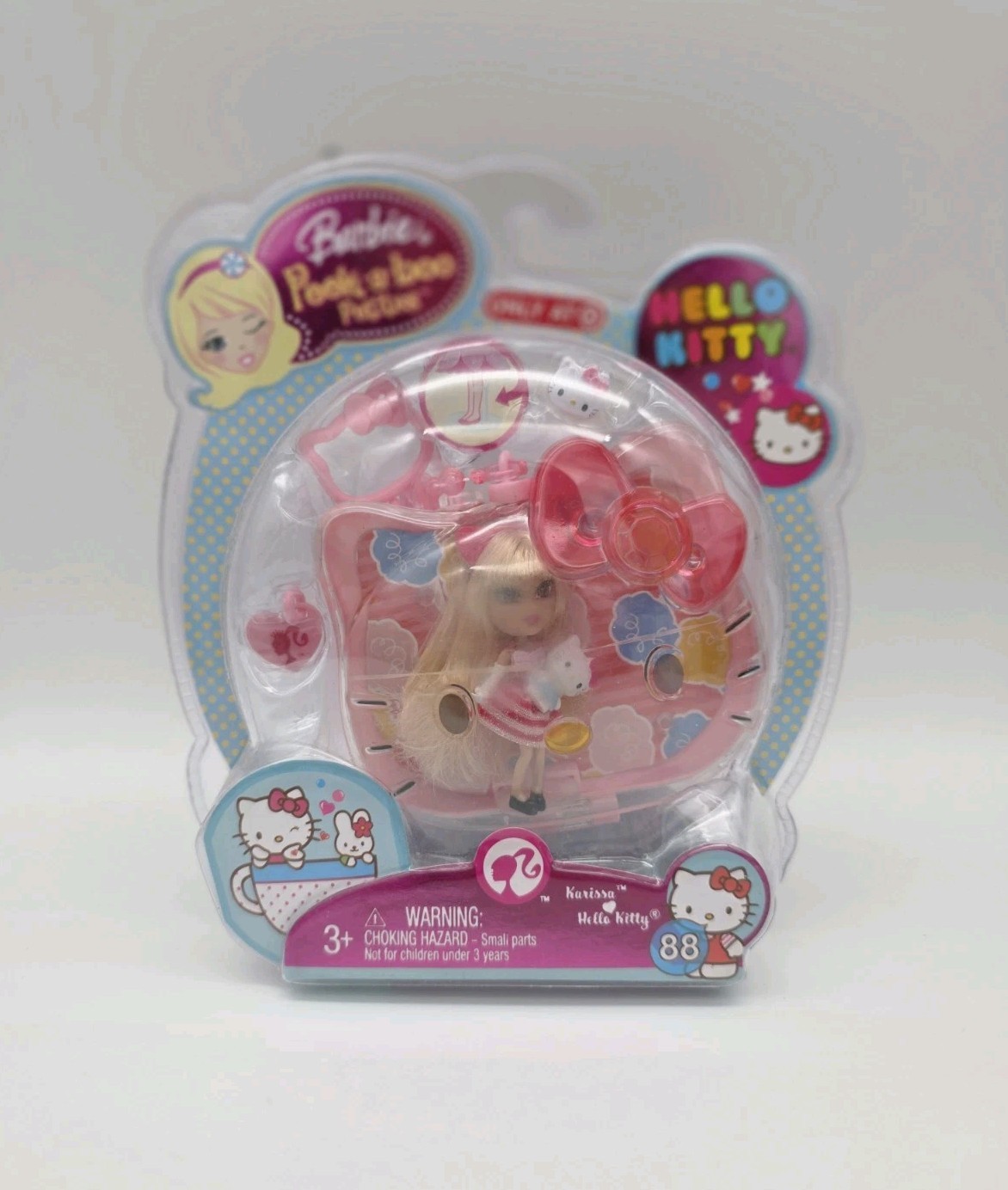 Barbie Peek A Boo Petites Hello Kitty Karissa #88 Target Exclusive 2008 NEW