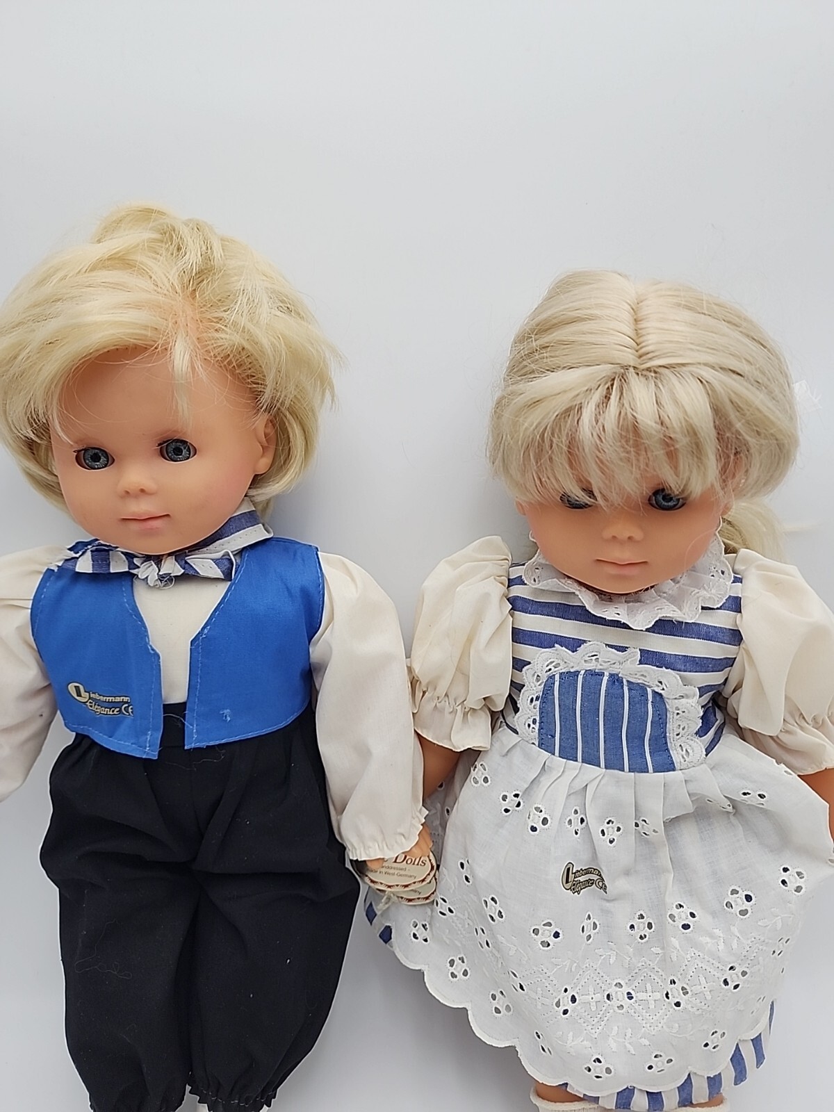 German Liebermann Elegance CE Boy and Girl doll 16” RARE Vintage Toy