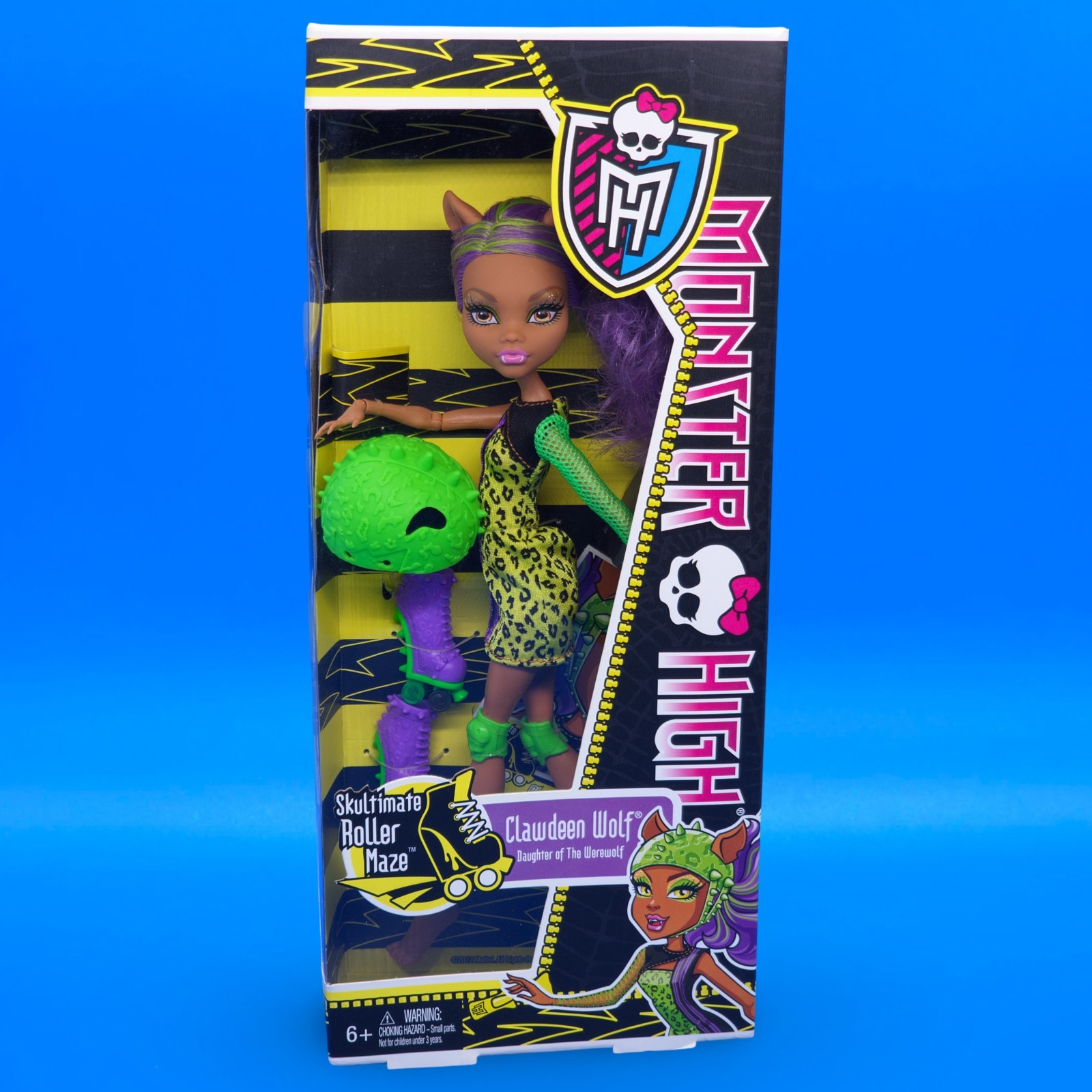 Mattel Monster High Skultimate Roller Maze Clawdeen Wolf Doll 2012 NRFB