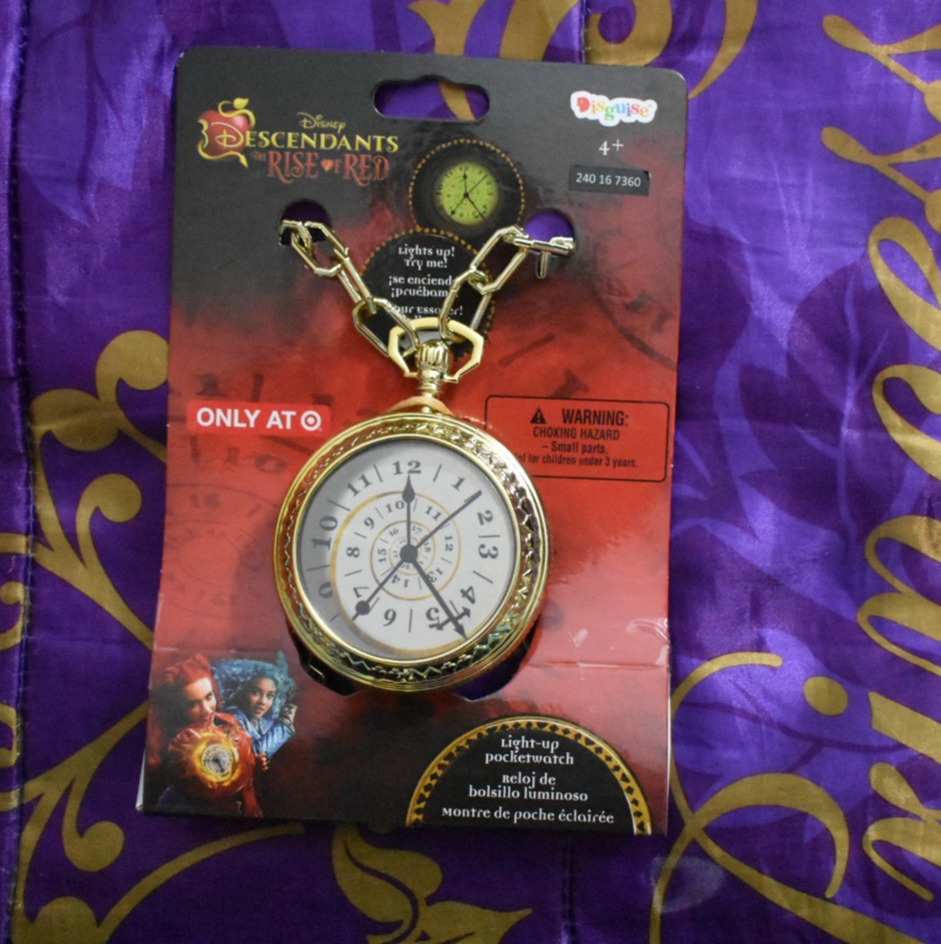Disney Descendants 5 Wicked Wonderland Light Up Pocket Watch doll toy Replica