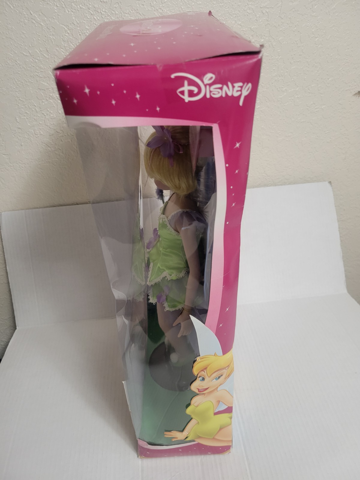 Disney Brass Key Keepsakes Tinker Bell 10in Porcelain Doll Stand Special Edition