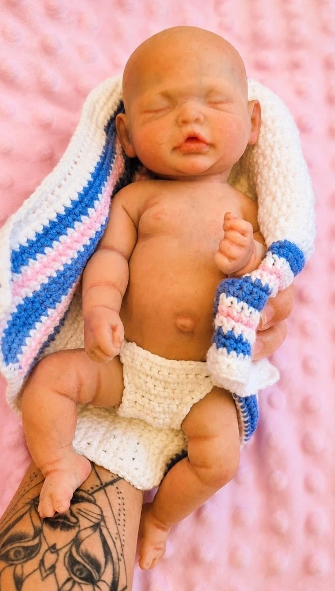 ADORABLE 10In Handpainted FULL BODY SILICONE GIRL DOLL