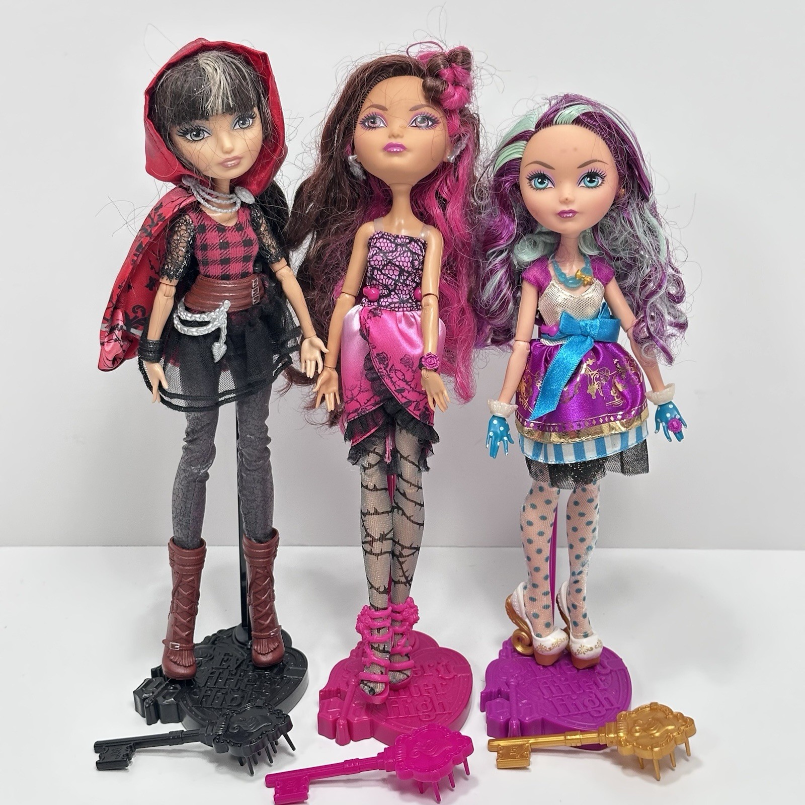 Ever After High First Chapter Madeline Hatter Cerise Hood Briar Beauty Dolls