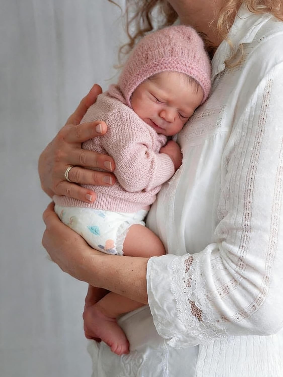 Full Silicone Baby Doll-18 in Reborn Baby Dolls Silicone Full Body, Realistic B