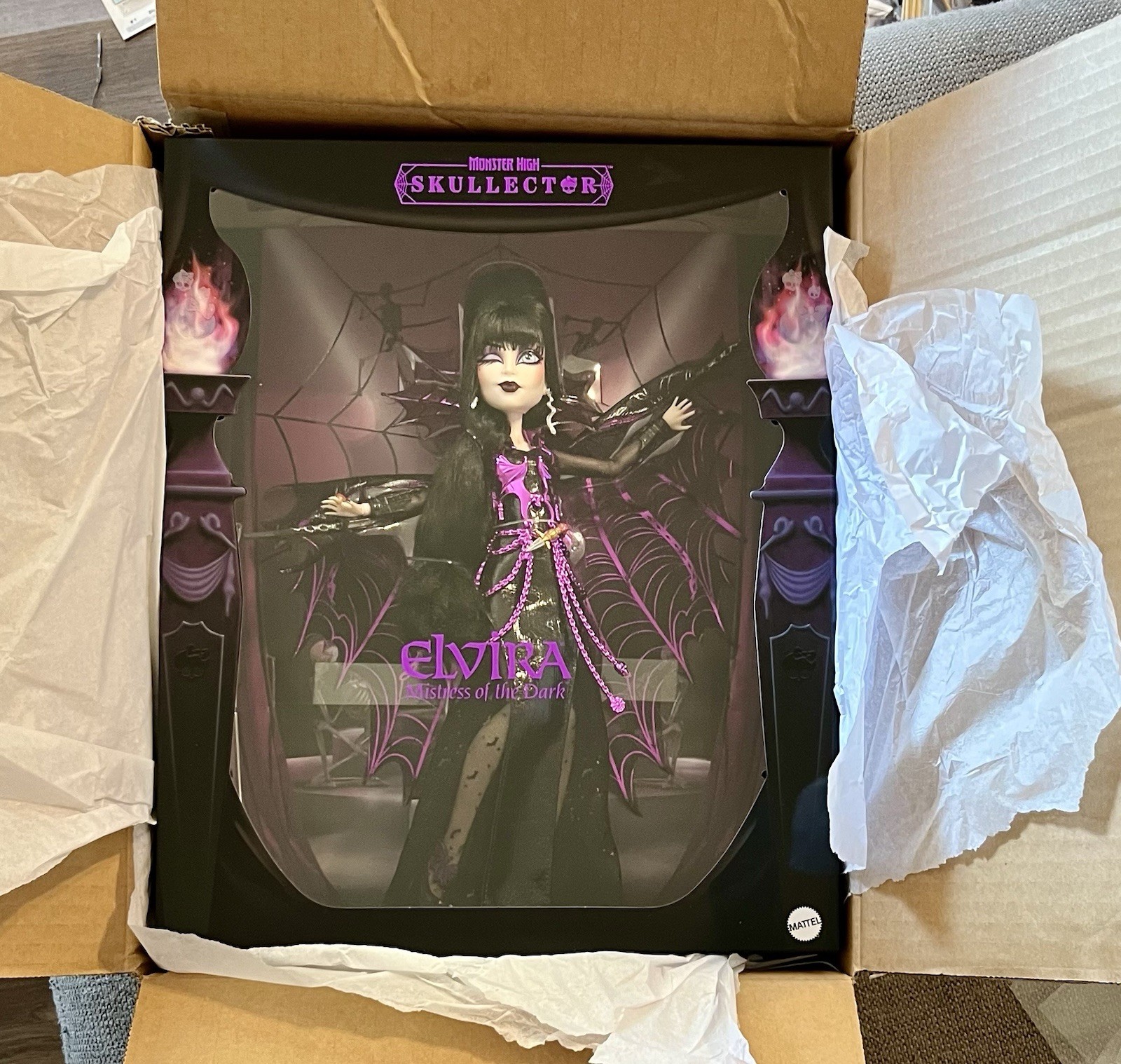 Monster High Skullector SDCC 25 Elvira Mistress Of The Dark Event Exclusive Doll