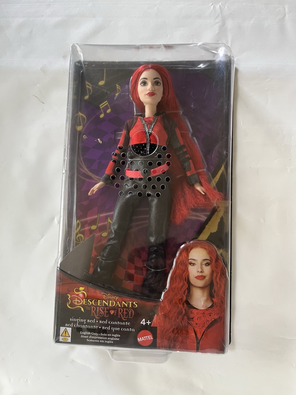Disney Descendants The Rise of Red Singing Doll Sings Seeing Red New Damaged Box