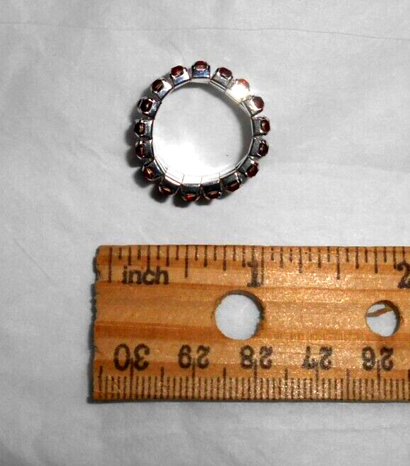 TRIPLE Red Ruby Doll BRACELET fits CISSY & similar FASHION doll Rhinestone