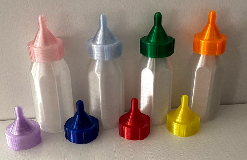 Bottle New 3D printed for YOUR Cabbage Patch Kids all VTG HM 4 & 6 Pink 2pak