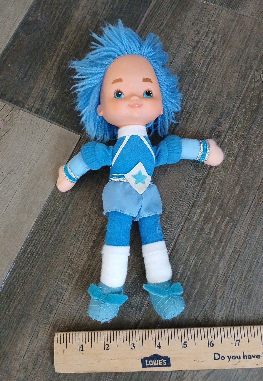 Rainbow Brite Buddy Blue 11″ Vintage Doll Hallmark Collectable