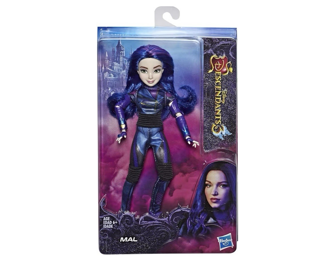Disney Descendants Mal Doll,Inspired by Disney’s Descendants 3, Fashion Doll