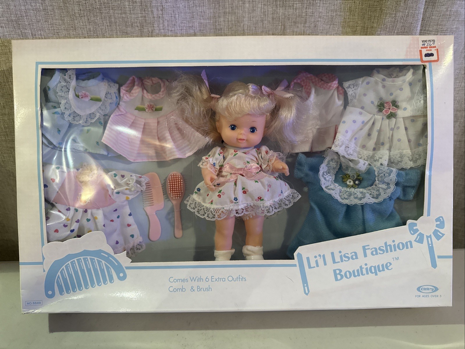 Vintage 1989 Li’l Lisa Fashion Boutique Box NEW NOS Cititoy Rare