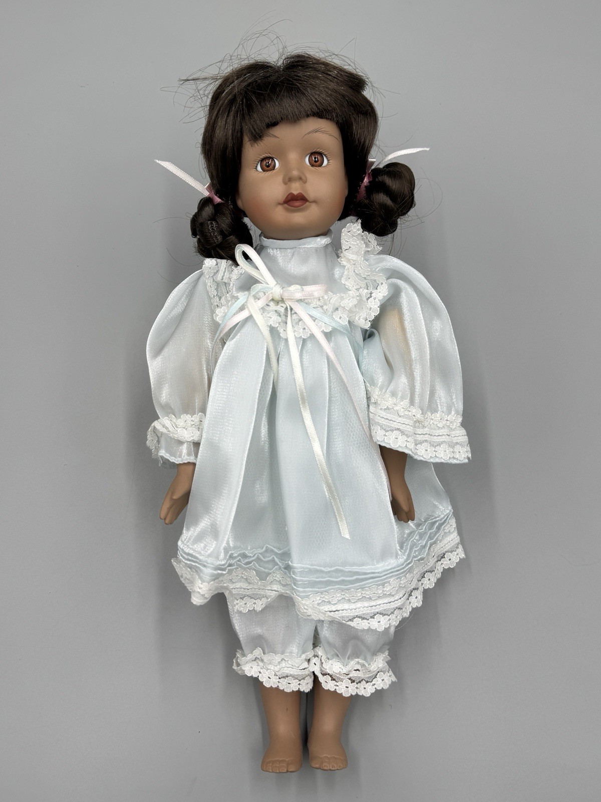 Vintage Camelot Musical Porcelain Doll Naomi 13” No Shoes