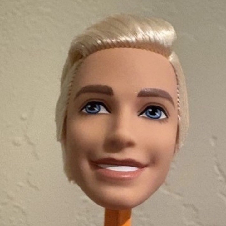 Mattel Barbie The Movie Ken Doll Head Only NEW